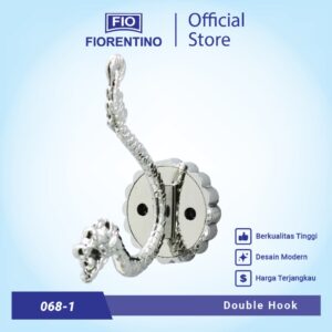 Fiorentino Gantungan Baju / Hook Tempel Naga Stainless 068-1
