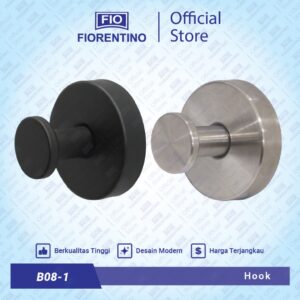 Fiorentino Gantungan Baju Tempel Double Tape Hook Cantolan B08-1