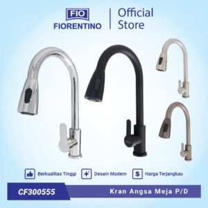 Fiorentino Kran Sink Cuci Piring Tarik Flexibel Panas Dingin - CF300555