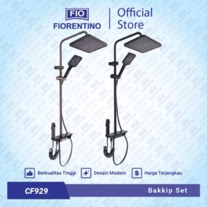 Fiorentino Shower Mandi Tiang Set Keran Sower Panas Dingin Digital Led Suhu CF929