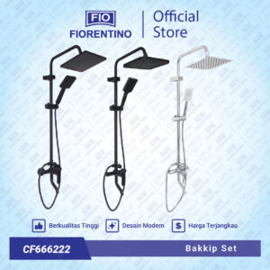 Fiorentino Bakkip Set / Shower / Tiang Shower Silver Panas Dingin - CF666222