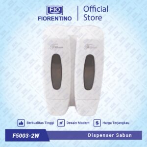 Fiorentino Dispenser Sabun / Tempat Sabun Cair Putih F5003-2W
