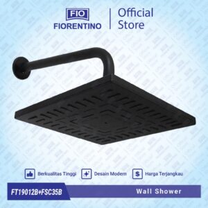 Fiorentino Wall Shower / Shower Tembok Kamar Mandi Hitam FT19012B