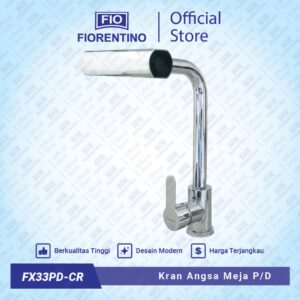 Fiorentino Kran Angsa / Keran Sink Meja Tarik Panas Dingin Putar - FX33PD
