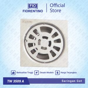Fiorentino Saringan Got / Floor Drain Chrome Stainless TW3509A