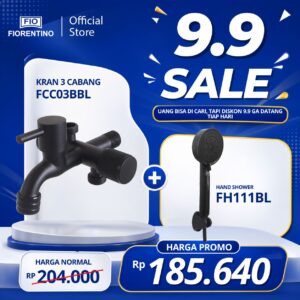 PROMO 9.9 PAKET STOP KRAN CABANG + HAND SHOWER