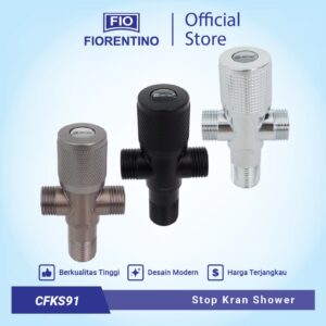 Fiorentino Stop Kran Shower Cabang / Wastafel / Jet Shower Kamar Mandi CFKS91