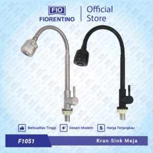 Fiorentino Kran Angsa / Keran Sink Meja Bak Cuci Piring F1051