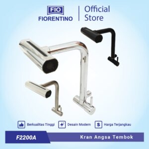 Fiorentino Kran Angsa / Keran Sink Tembok Putar 360 Derajat F2200A