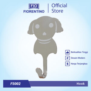 Fiorentino Gantungan Baju / Hook Tempel Anjing Stainless F5002