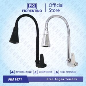 Fiorentino Kran Angsa Tembok Keran Air Sink Bak Cuci Piring Wastafel Fio FKA1871