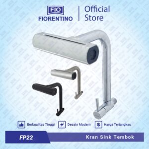 Fiorentino Kran Angsa Tembok / Keran Sink Meja Putar 360 Derajat FP22