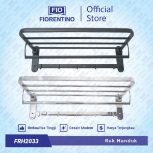 Fiorentino Rak Handuk / Gantungan Handuk Stainless Steel Chrome FRH2033