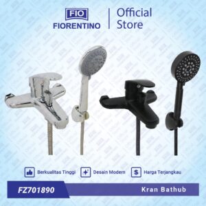 Fiorentino Kran Bathtub Keran Shower Mixer Panas Dingin Bakkip Kamar Mandi FZ701890