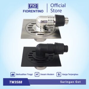Fiorentino Saringan Got Mesin Cuci Washing Machine Floor Drain Lubang Pembuangan Air Kamar Mandi TW3588