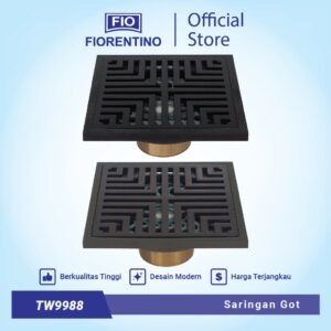 Fiorentino Saringan Got Smart Floor Drain Lubang Pembuangan Air Kamar Mandi TW9988