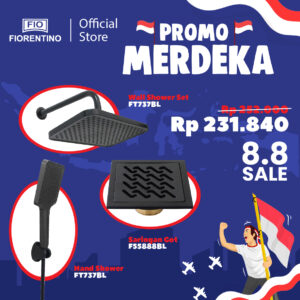 Paket Promo 1 Agustus 2026 (Shower Set + Saringan Got)